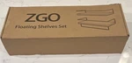 Zgo Floating Shelves For Wall Set 2 Mounted Storage Black Frame. Fixed Price $30.00.