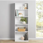Mainstays 5-SHELF Bookcase With Adjustable Shelves, White. Fixed Price $32.00.