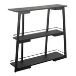 Lumisource Bookcase In Steel/black Bamboo Obc-convergebkbk. Fixed Price $154.99.
