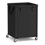 Songmics Laundry Basket With Wheels, Rolling Hamper Steel Frame,.... Fixed Price $54.45.