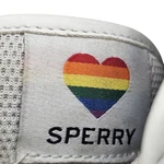 Sperry Shoes Womens Size 8.5 Pride Rainbow Stripe Low Top Sneakers STS87525. Fixed Price $24.49.