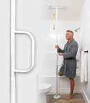 Stander Wonder Pole Lite, Adjustable Floor To Ceiling Safety Grab Bar With Se.... Fixed Price $190.86.