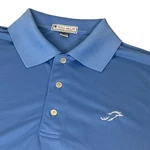 Peter Millar Summer Comfort Mens Large Blue Performance Polo Shirt Golfcore. Fixed Price $19.99.