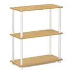 Furinno Turn-n-tube Wood 3-TIER Compact Shelf Display Rack Beech/natural. Fixed Price $46.02.
