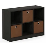 Furinno Basic Engineered Wood 3X2 Bookcase Storage W/bins Espresso/brown. Fixed Price $82.08.