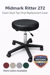 Midmark Ritter 272 Exam Stool Replacement Vinyl Cover Round Seat Staple On. Fixed Price $54.99.