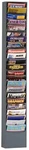 Durham 401-95, Gray 23 Pocket Vertical Literature Rack, 9.75"X4.13"X65.5". Fixed Price $172.55.