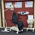 Exam Tables For Sale Hausted Stretcher W Black Upholstery *premier Used Medical*. Fixed Price $5650.00.
