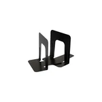 Officemate Steel Bookends, Nonskid, 4.75 X 5.13 5, Black, Pair. Fixed Price $20.53.