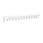 Acrylic Hanging Jewelry Rack 12 Knobs, Necklace Holder Wall Organizer. Fixed Price $18.00.