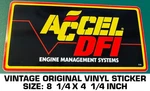Accel Dfi Engine Management Systems - Vintage Original Vinyl Decal Sticker. Fixed Price $9.47.