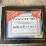 Document Frame 8.5X11 Black 2 Pk By Nu-dell. Fixed Price $12.00.